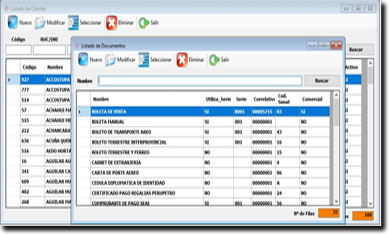 clientes y documentos